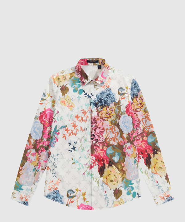 [LOUIS VUITTON-루이비통]클래식 플라워셔츠 1AAGKY