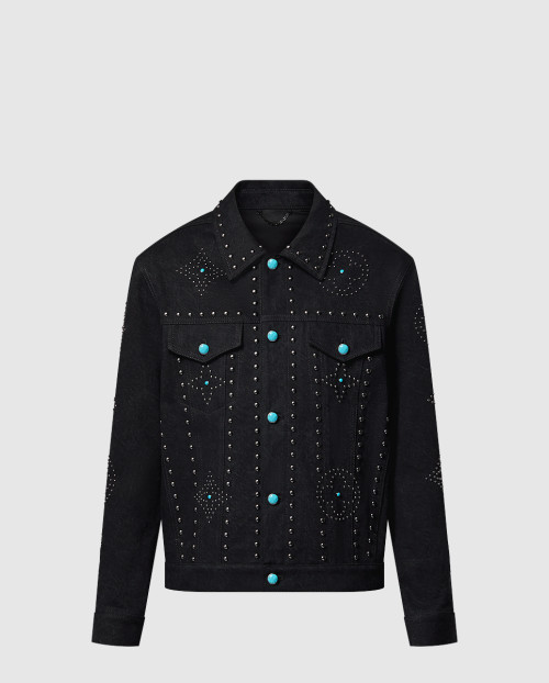 [LOUIS VUITTON-루이비통]엠브로이더드 데님 자켓 1AFWX1