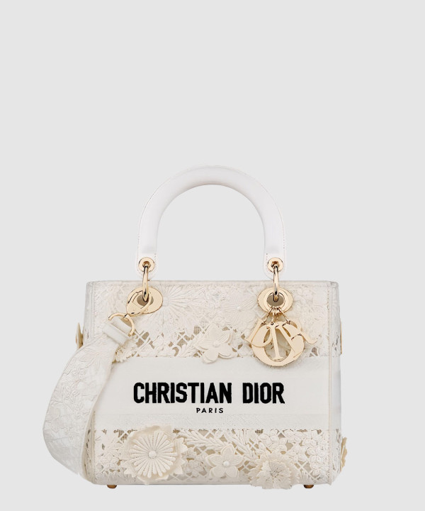 [DIOR-디올]레이디백 램스킨 미듐 M0565