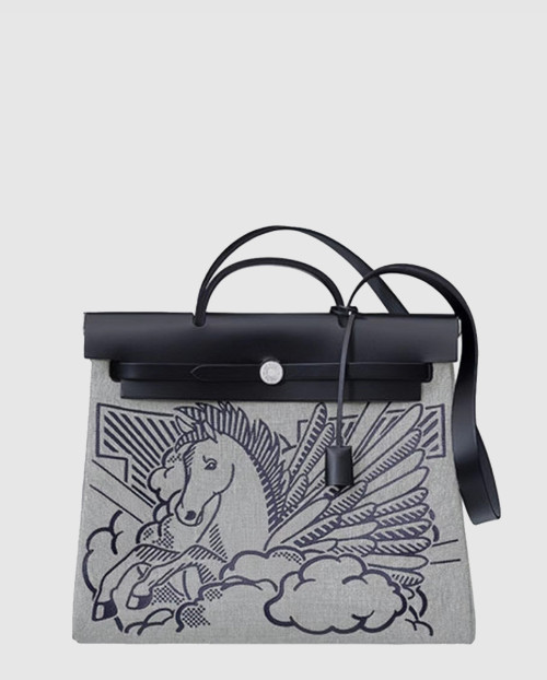 [HERMES-에르메스]캔버스 토트 크로스백