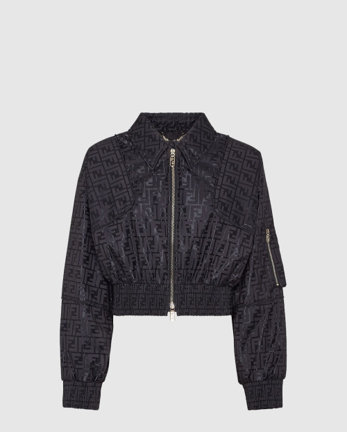 [FENDI-펜디]자카드 지퍼 보머 재킷 FJ7493