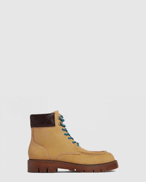 [BOTTEGA-보테가베네타]해드독 레이스업 앵클 부츠 763713