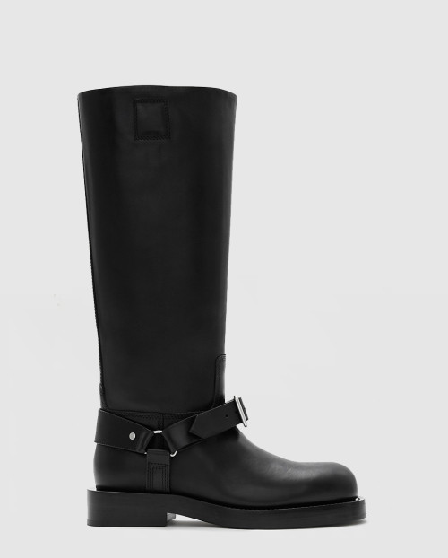 [BURBERRY-버버리]레더 새들 톨 부츠 80753791