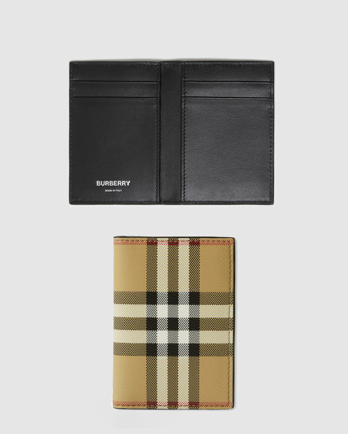 [BURBERRY-버버리]체크 폴딩 카드 케이스 80698231