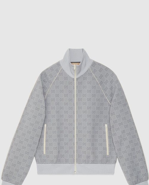 [GUCCI-구찌]나일론 자카드 집업 자켓 라이트 768573