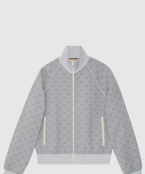 [GUCCI-구찌]나일론 자카드 집업 자켓 라이트 768573