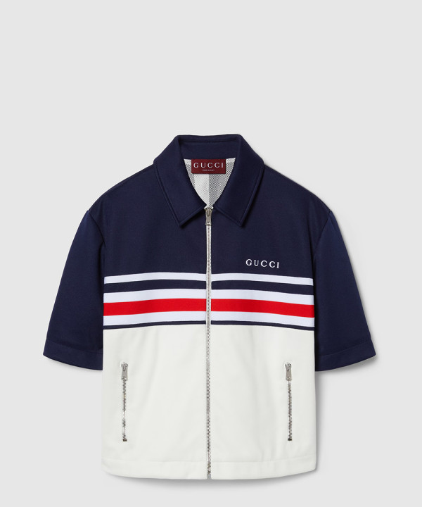 [GUCCI-구찌]테크니컬 저지 지퍼 재킷 오프 785492