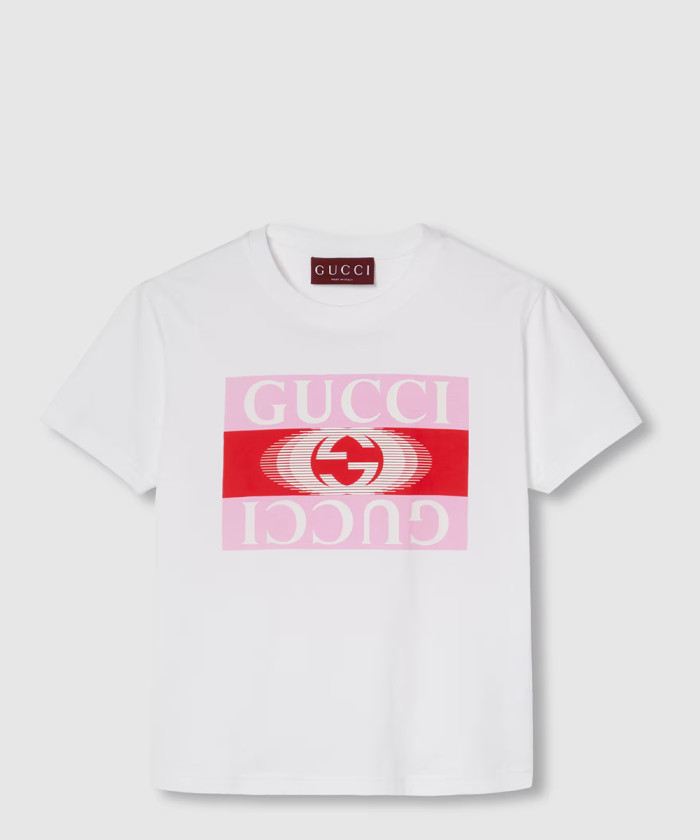 레플리카|이미테이션 gucci-구찌구찌-프린트-코튼-저지-티셔츠-787299