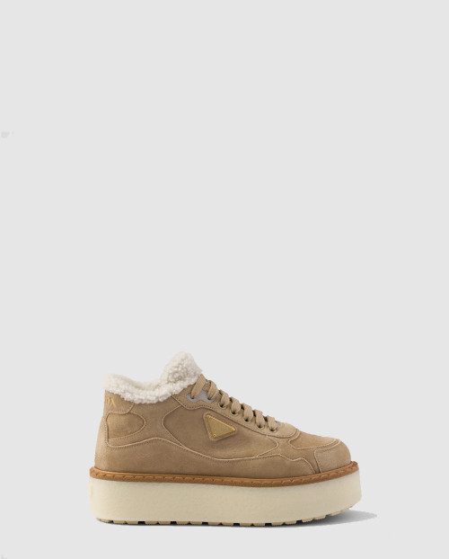 [PRADA-프라다]스웨이드 미드탑 스니커즈 1T725N