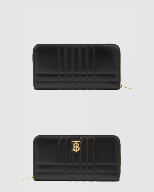 [BURBERRY-버버리]퀼팅 레더 롤라 지퍼라운드 지갑 80623401