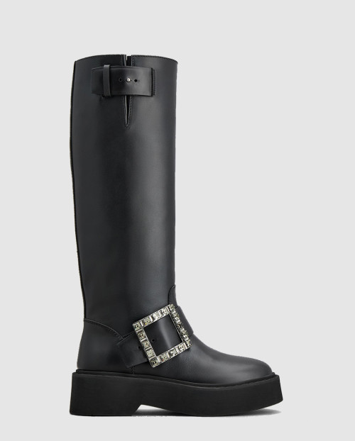 [ROGER VIVIER-로저비비에]비브 레인저스 바이커 부츠 7403