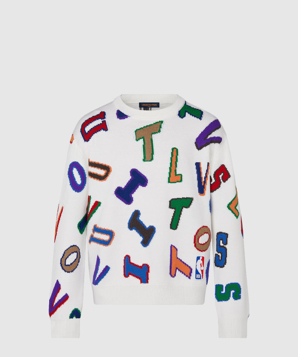 [LOUIS VUITTON-루이비통]NBA 레터스 크루넥 1A8X0J