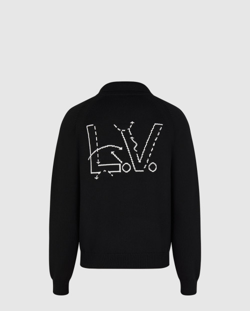 [LOUIS VUITTON-루이비통]LVxNBA 니트 재킷 1A8H6N