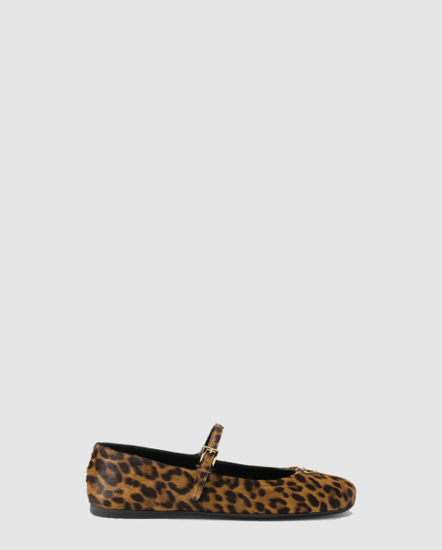 [PRADA-프라다]프린트 가죽 발레리나 1F567N