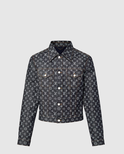 [LOUIS VUITTON-루이비통]모노그램 자카드 데님 재킷 1AFWWS