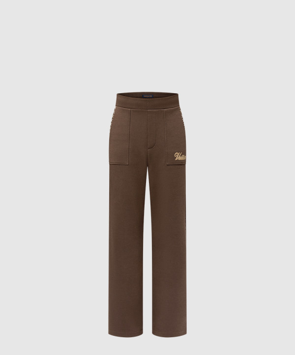 [LOUIS VUITTON-루이비통]엠브로이더드 코튼 드로스트링 팬츠 1AFQ45