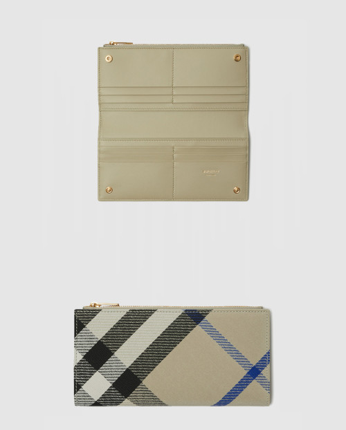 [BURBERRY-버버리]라지 체크 접이식 지갑 80859751