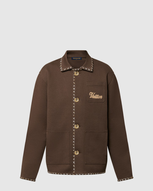 [LOUIS VUITTON-루이비통]엠브로이더드 코튼 워크웨어 재킷 1AFQ35