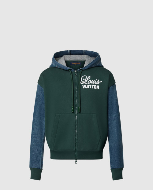 [LOUIS VUITTON-루이비통]하이브리드 후디 데님 재킷 1AAGP8