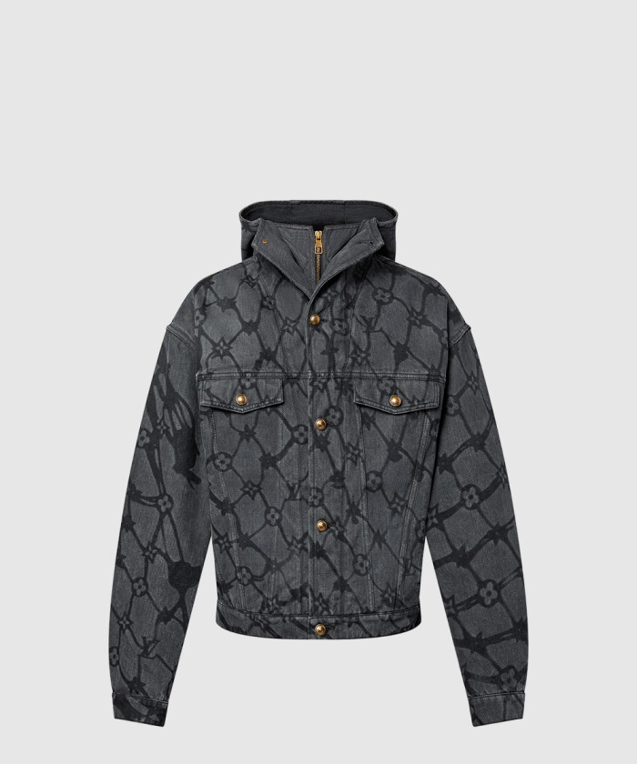 레플리카|이미테이션 louis-vuitton-루이비통모노그램-데님-후디드-블루종-1afqbk