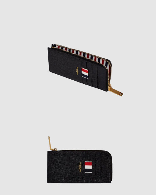 [THOM BROWNE-톰브라운]그레인 가죽 지갑 MAW080