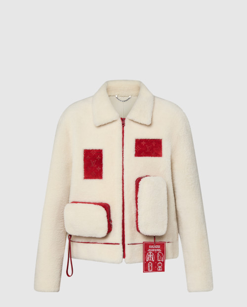 [LOUIS VUITTON-루이비통]멀티포켓 시어링 재킷 1AAV2D