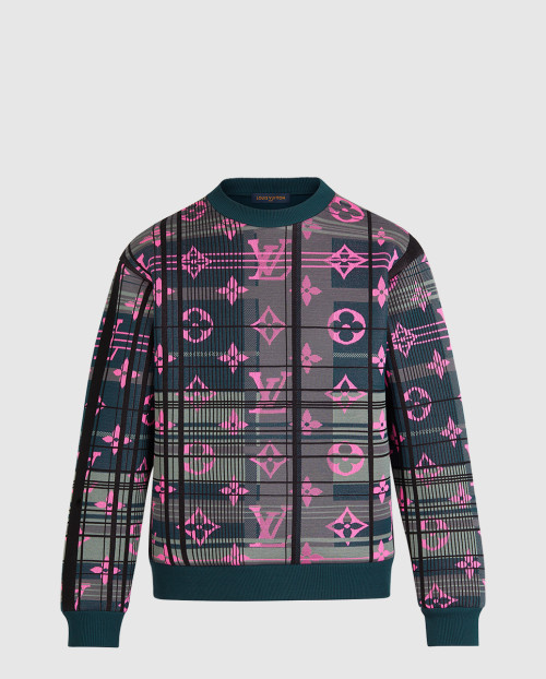 [LOUIS VUITTON-루이비통]모노그램 자카드 스웨트셔츠 1A8P0M