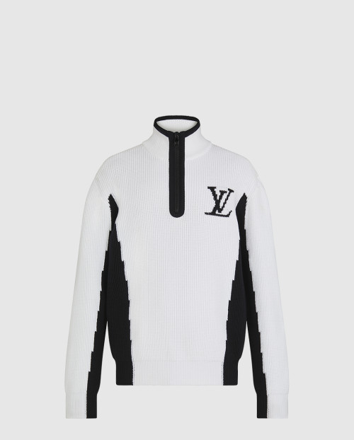 [LOUIS VUITTON-루이비통]투톤 하이 넥 위드 하프 집 1A8WS4