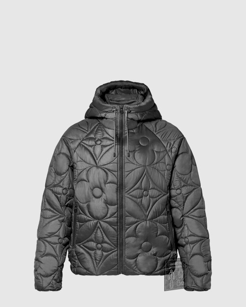 [LOUIS VUITTON-루이비통]플라워 퀼티드 후디 재킷 1A9FT7