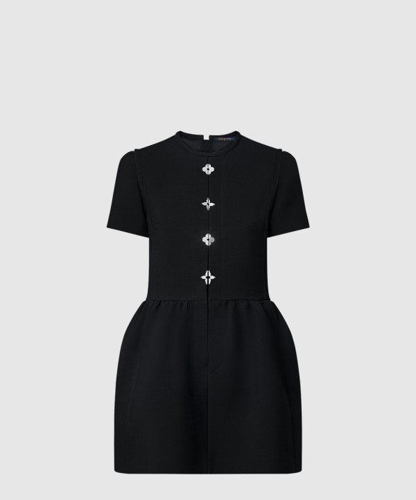 [LOUIS VUITTON-루이비통]모노그램 플라워 액센트 드레스 1AGAIF