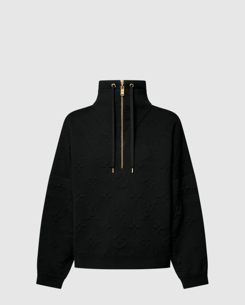 [LOUIS VUITTON-루이비통]엠보스드 모노그램 하이 넥 스웨터 1AGCKQ