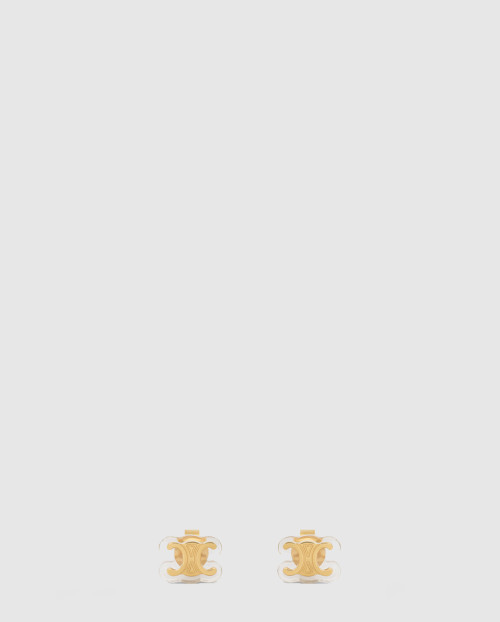 [CELINE-셀린느]글라송 스터드 - 골드 피니시 브라스 & 레진 461CQ6