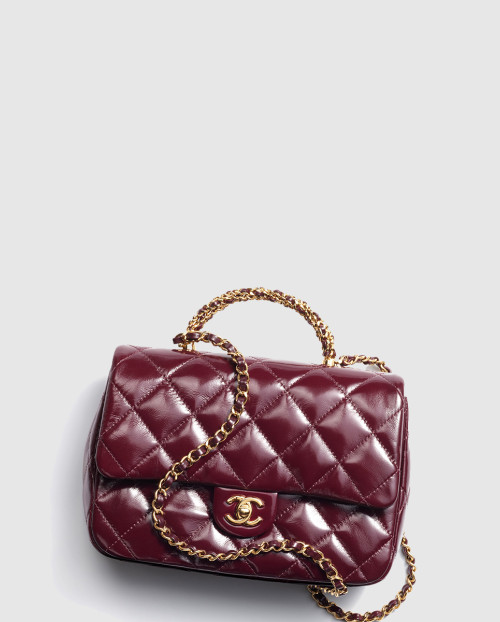 [CHANEL-샤넬]핸들 장식의 미니 플랩백 AS5043