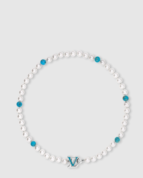 [LOUIS VUITTON-루이비통]콰이즈 로데오 (Turquoise Rodeo) 목걸이 M02058