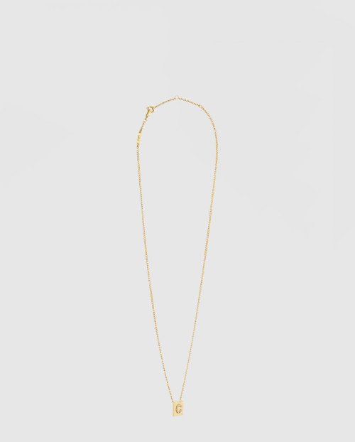 [CELINE-셀린느]알파베 이니셜 C 목걸이 46W726