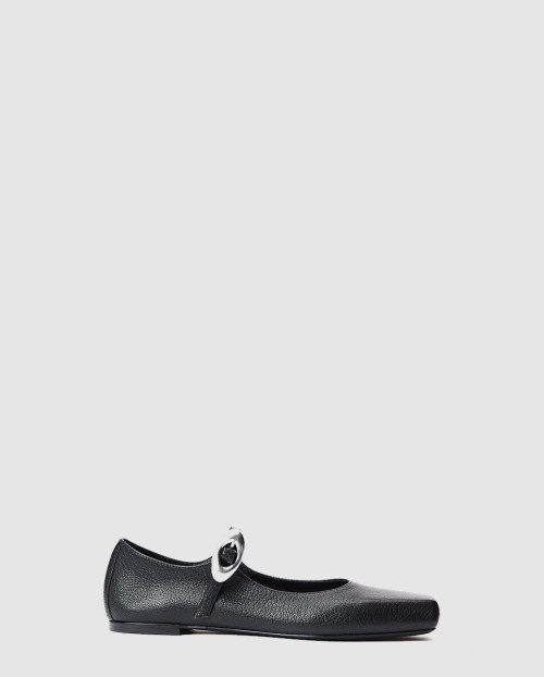 [MCQUEEN-알렉산더맥퀸]염소 가죽 메리 제인 068001