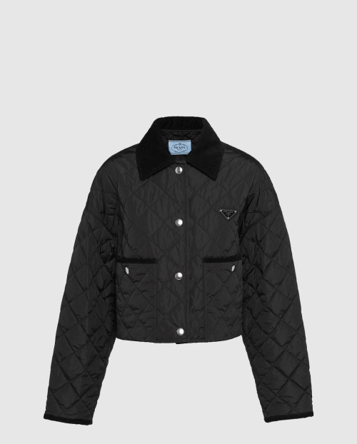 [PRADA-프라다]라이트 리나일론 크롭 재킷 29X166