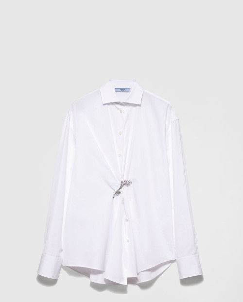 [PRADA-프라다]포플린 셔츠 P451HR