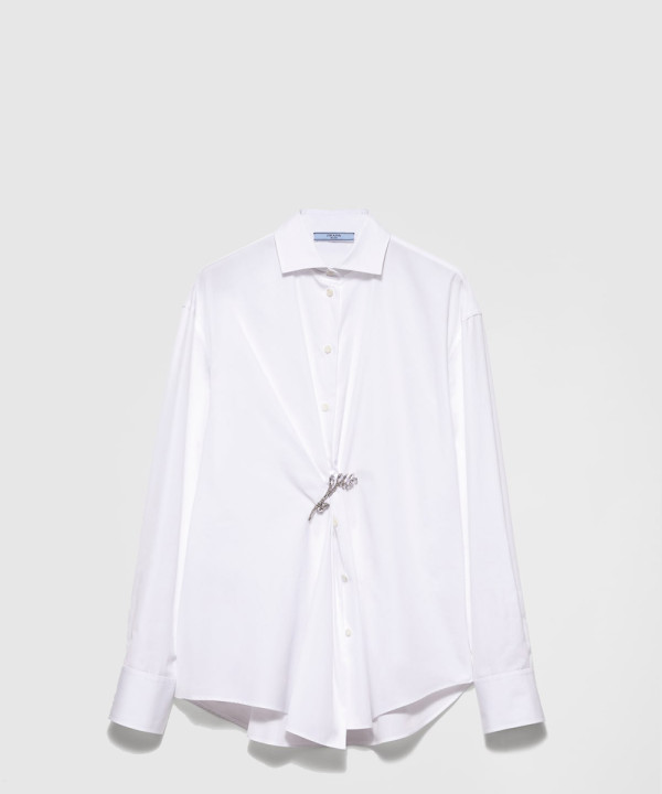 [PRADA-프라다]포플린 셔츠 P451HR