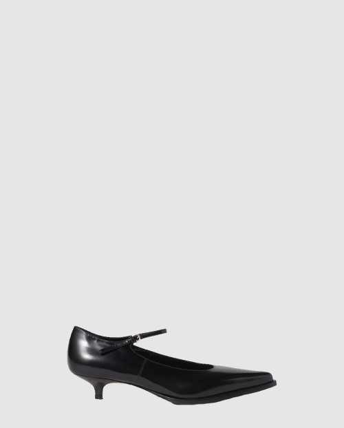 [MIUMIU-미우미우]브러쉬드 가죽 펌프스 5I317E