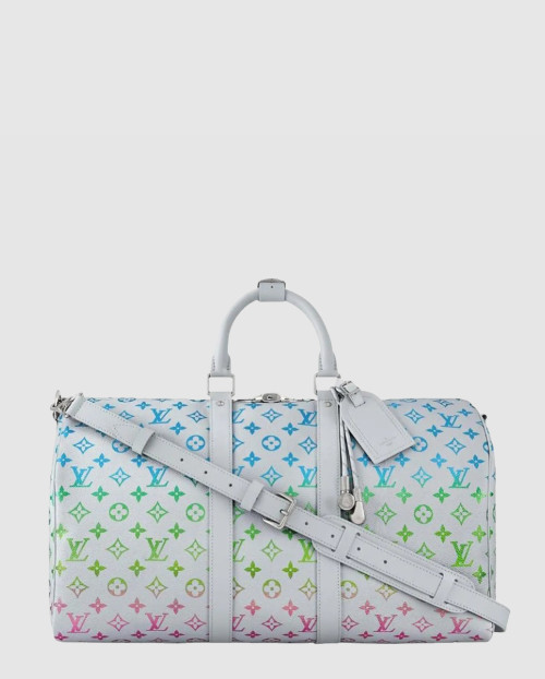 [LOUIS VUITTON-루이비통]플라워 디자인 레더 트리밍 보스턴백 M13915