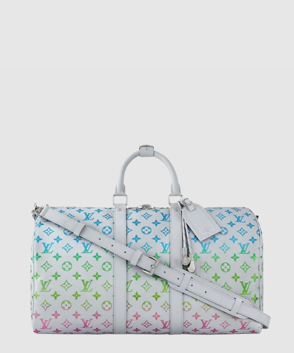 [LOUIS VUITTON-루이비통]플라워 디자인 레더 트리밍 보스턴백 M13915