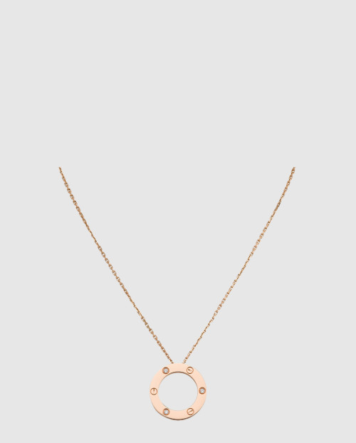 [CARTIER-까르띠에]LOVE 네크리스 다이아몬드 3개 B7014700