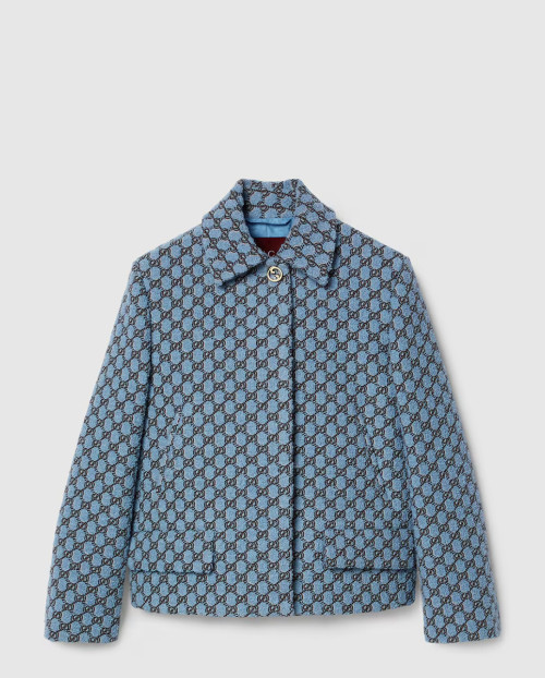 [GUCCI-구찌]GG 섀도우 부클레 울 재킷 ‎798086