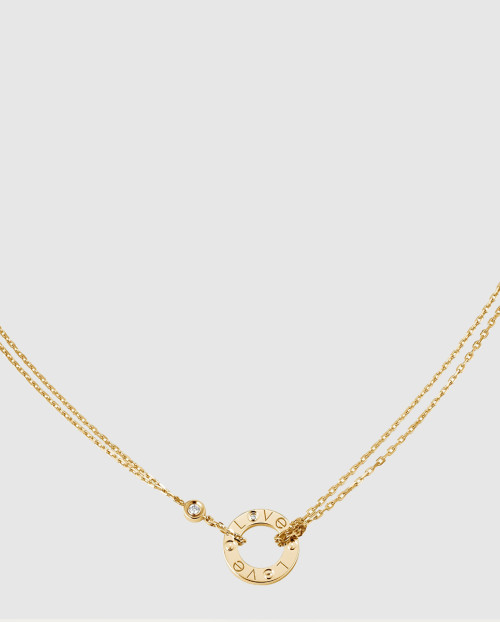 [CARTIER-까르띠에]다이아몬드 2개 네크리스 B7219500