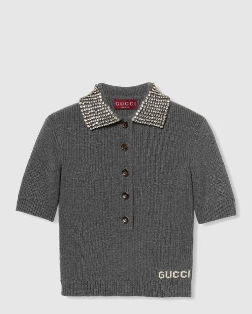 [GUCCI-구찌]리브 울 폴로 탑 ‎803889