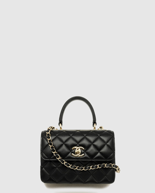 [CHANEL-샤넬]핸들 장식의 미니 플랩백 AS4654