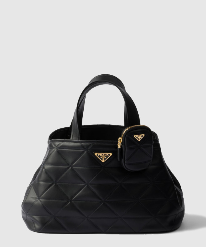 레플리카|이미테이션 prada-프라다스티치-장식-미디엄-가죽-토트백-1bg545