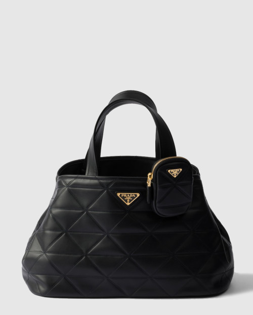 [PRADA-프라다]라지 퀼팅 가죽 토트백 1BG547
