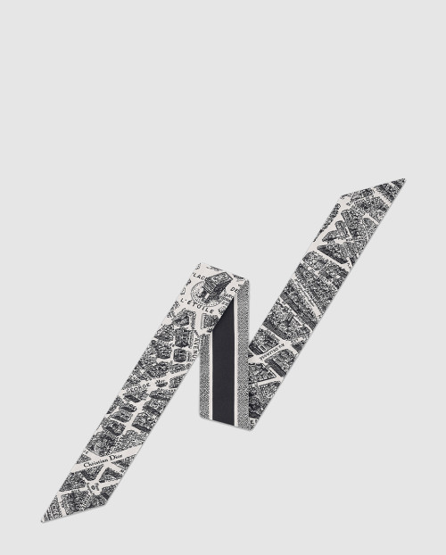 [DIOR-디올]Plan de Paris 미차 스카프 32PAR